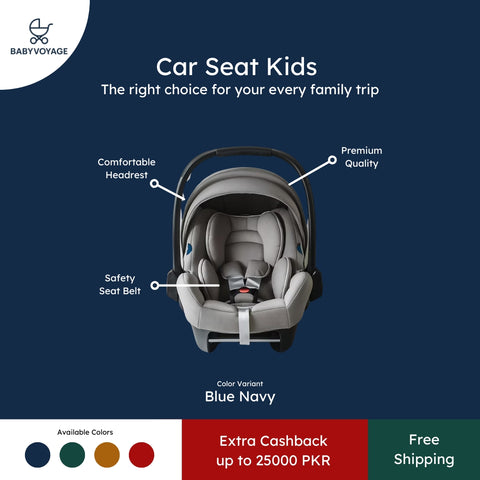 Machine-Washable Booster Seat – Stain-Resistant Fabric & Adjustable Armrests